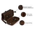 thumbnail image 2 of Neceser LEATHER VILLAGE de piel auténtica Dopp Kit, tamaño grande, 2 of 7