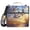 Ducks Flying in Sky, variant on 3 Ring Zipper Binder with Shoulder Strap Waterproof Trapper Keeper 1.5 Inch D-Ring 500 Sheets Capacity Cat with Glasses Skateboard
