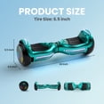 thumbnail image 6 of Hoverstar Bluetooth Hover board 6.5 In., Certified Two-Wheel Self Balancing Electric Scooter with LED Light, 6 of 7
