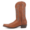 thumbnail image 2 of Dingo Mens Gold Rush Leather Embroidered Snip Toe Cowboy  Mid Calf Boots, 2 of 2