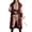 B_ Red Capes & Cloaks, variant on UTSJKR Men’s Medieval Cosplay Full Set, Hooded Long Cloak Matched with Scarf, Wrist Guards and Waist Belt for Halloween, Larp and Renaissance Fair Dress‑Up Green S