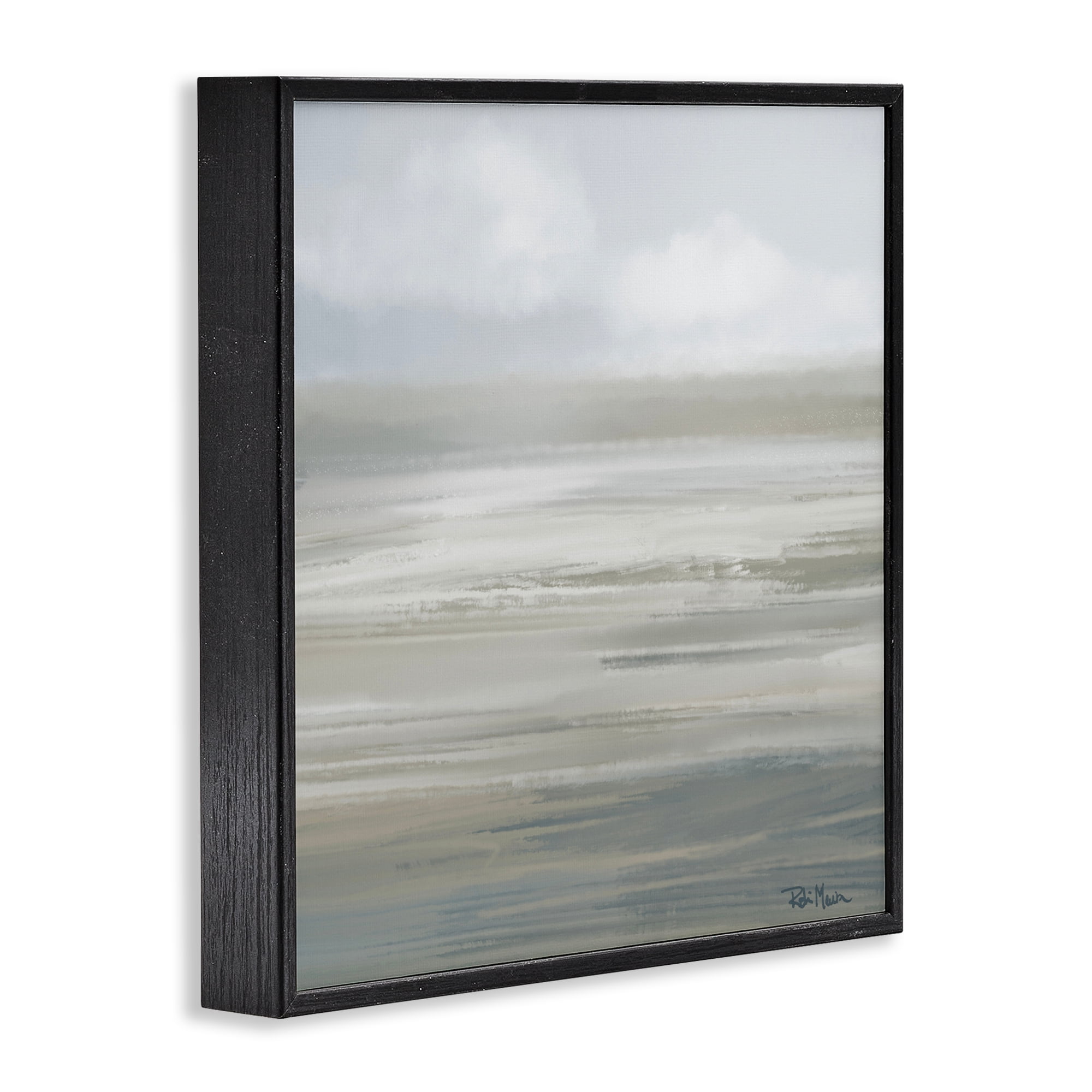 Stupell Industries Mid Afternoon Landscape Black Framed Giclee Art, design by Robin Maria