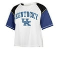 thumbnail image 2 of Women's '47 White Kentucky Wildcats Serenity Gia Cropped T-Shirt, 2 of 3