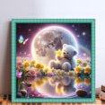 thumbnail image 2 of Kit Punto Cruz Osos Impresos Hilo Algodón Ecológico Bordado 11CT 40x40cm, 2 of 9