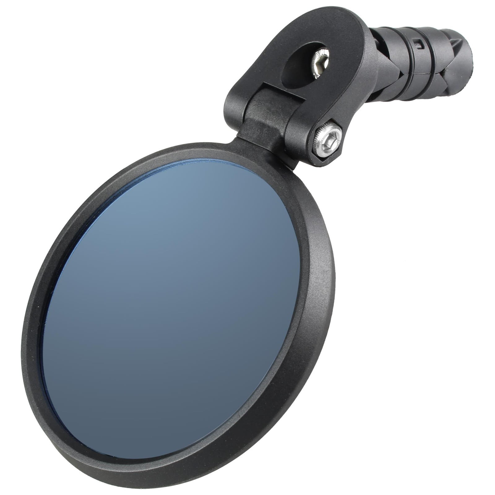 Left, Right or Pair Venzo Bicycle Bike Accessories Handlebar End Mount Mirror Blue Lens 75%/Silver Lens 50% Anti-Glare Glass Great for Road or Mountain Rear View 