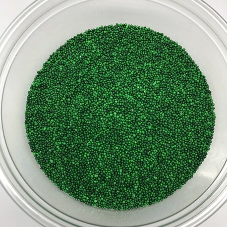 Green Non Pareils - Nonpareils Green Bakery Topping Sprinkles colored nonpareils 8 ounces