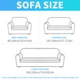 thumbnail image 4 of Stretch Sofa Cover Slipcover ，Couch Covers for 3 Cushion Couch Sofa pet Friendly (74.8"-90.6") Furniture Protector Sofa with Elastic Bottom for Kids,Dog, Jacquard Pattern, Gray, 4 of 10