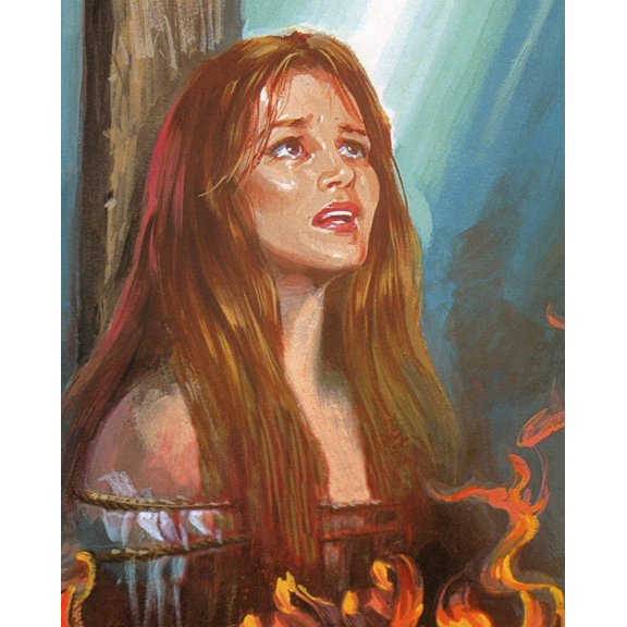 Catholic print picture - St Eulalia of Merida N - 8" x 10" ready to be framed