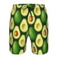 thumbnail image 3 of Balery Avocado Traje de Baño Estilo Hawaiano para Hombre, Shorts de Secado Rápido con Bolsillos-XX-Large, 3 of 6