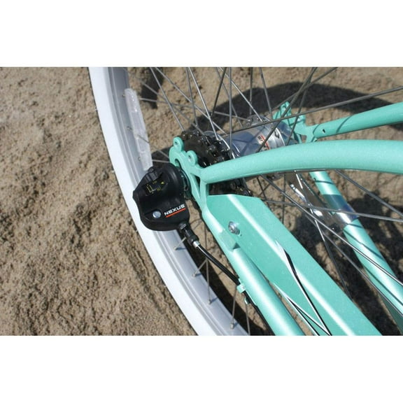 Firmstrong Urban Lady 3 Speed Women's 26 Inch Beach Cruiser Bike, Mint Green