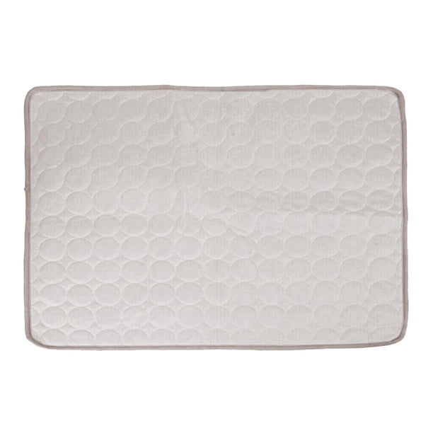 Estera de enfriamiento de perro mascota de verano manta de almohadilla Gris_50x40cm Zulema Manta autorefrigerante de verano