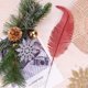thumbnail image 1 of Agujas de pino artificiales de Navidad, ramitas de flores falsas para decoración de árboles de Navidad, coronas, ramos de boda, 1 of 5