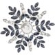thumbnail image 1 of Broche con forma de copo de nieve y perlas de imitación de diamantes de imitación, accesorio para cárdigan, bufanda, para mujeres, niñas y adolescentes., 1 of 5