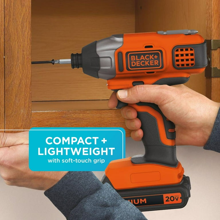 BLACK+DECKER 20V MAX Lithium-Ion Cordless Impact Driver BDCI20C