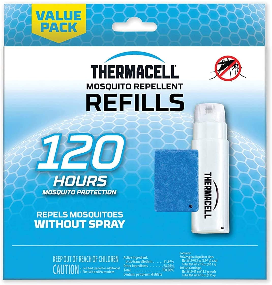 Mosquito Repellent Refills Thermacell Mat 16 Hours Protection 120pc Bug Repeller 
