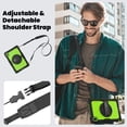 thumbnail image 7 of Case for Matepad SE 11 Inch 2024 with Screen Protector, 360 Degree Rotating Kickstand Hand Strap Heavy Duty Shockproof Cover with Shoulder Strap, Lime PC, 7 of 7