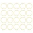 thumbnail image 1 of Unique Bargains 100 Pack 15mm Brass Hollow Circle Bezel Round Linking Rings(Gold), 1 of 4