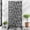 Black, variant on MAYEERTY 72"x47" Outdoor Privacy Screen, 6-Panel White Street Pattern Galvanized Steel Screen, Decorative Cutout Fence for Patio Yard