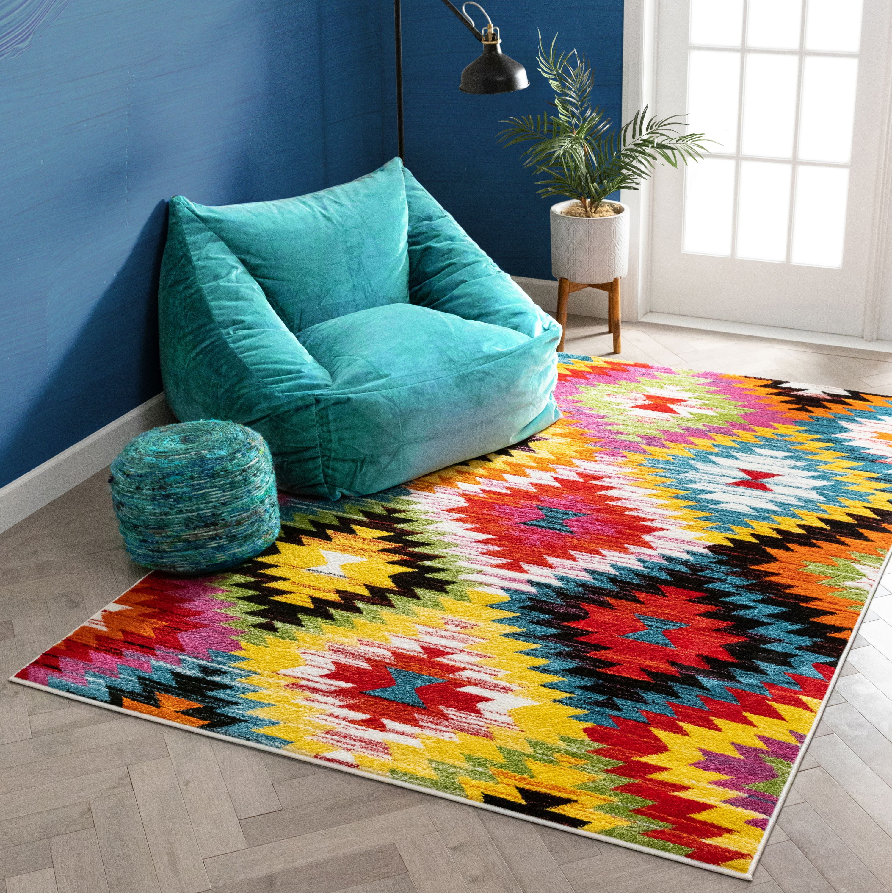 Well Woven Viva Joy Multicolor Modern Southwestern 7'10" x 9'10" Area