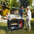 thumbnail image 2 of Portable Grill Table with Shelves, Countertop, and Detachable Water Basin, 2 of 3