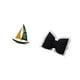 thumbnail image 5 of Figura de velero,Escultura de velero de hierro para decoración de oficina y hogar,Cojín con lazo bonito,Almohada con forma de lazo,bonito cojín decorativo con lazo,Funda de almohada con lazo, 5 of 8