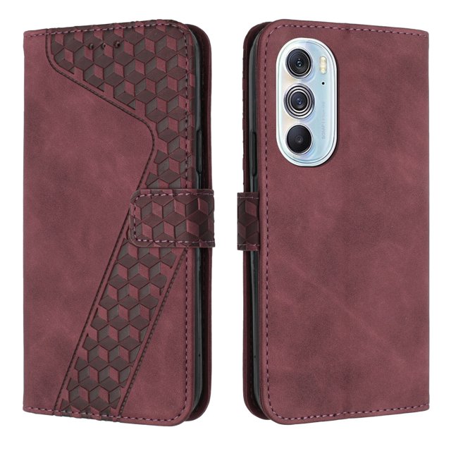 Compatible with Motorola Moto Edge 30 Pro Case Wallet Design with Card Slots Magnetic Closure Cover