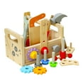 thumbnail image 4 of Caja de Herramientas, Kits de herramientas para juegos de rol de niños, juego de herramientas de madera para , modelo de construcción, Kits de, 4 of 9