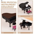 thumbnail image 3 of MOVTOTOP 1 Ensemble Mini Tabouret Piano Maison de Poupée Instrument de Musique Décorations Maison de Poupée, 3 of 7