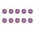 thumbnail image 1 of 10Pack Patriotic Stars and Stripes Pinwheels very suitable For 4th Red of, 1 of 8