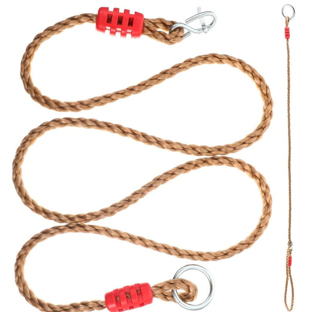 HLONK 2 Pcs Tree Swing Rope Lanyard Straps for Swings Branch Kit Extension Hammock Hanging Porch
