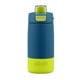 thumbnail image 1 of Botella de agua Ello Kids Colby de acero inoxidable, 350 ml, color verde azulado, 1 of 8