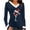 Navy, variant on Patlollav Womens Plus Size Christmas Tops,Ladies Tops Sexy Wine Glass Slim Velvet Long Sleeve Blouses Gift