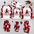 thumbnail image 1 of 2024 New Family Christmas Pajamas Set Santa Tree Print Mother Father Kids Dog Matching Outfits Soft Sleepwear Xmas Look Pyjamas, 1 of 5