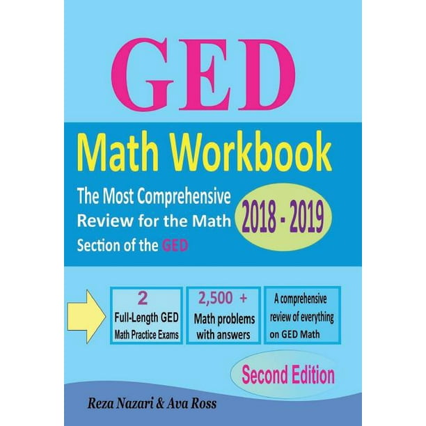 GED Math Workbook 2018 - 2019: The Most Comprehensive Review for the Math Section of the GED TEST (Paperback)