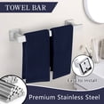 thumbnail image 5 of Vesteel 5 Pieces Bathroom Hardware Set, Stainless Steel Bath Accessories Sets, 16" Hand Towel Bar for Bathroom, Bath Towel Bar Set Wall Mounted, Brushed Nickel, 5 of 7