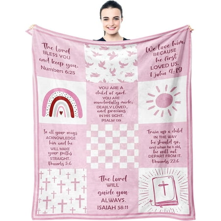 Baptism Gifts for Girl Baptismal Gifts Blanket Baptism Favors Christening Gifts Baptism Gifts for Women Best Baptism Gift for Girls Christian Gifts Religious Bible Catholic Gift