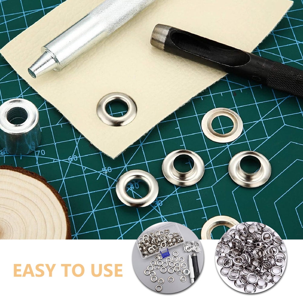ELAYARD Multi-Color Grommet Tool Kit for Canvas, Tarp, and Fabric with Easy Punching Feature - and Portable Set