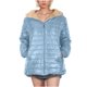 thumbnail image 2 of Parkas de manga larga para mujer, chaqueta de algodón polar liso y grande, abrigo cálido de lana de cordero, abrigo tipo suéter, abrigo para mujer, 2 of 7