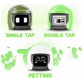 thumbnail image 2 of 1pcs Interactive Robot Car Mounted Robot Toys Cute Helmet Car Toys Desk Decor Black, 2 of 4