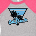 thumbnail image 4 of Inktastic California with Triangle and Palm Trees in Blue Boys or Girls Baby Bodysuit, 4 of 5