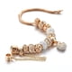 thumbnail image 4 of Pulsera bañada en oro con diamantes y cuentas brillantes, 4 of 4