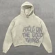 thumbnail image 2 of Sudadera con capucha de gran tamaño con estampado de letras retro de moda americana nueva de 2024 para mujer, sudadera informal gótica estilo hip-hop Y2K Harajuku, top de calle, 2 of 4