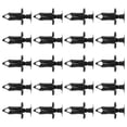 thumbnail image 1 of OUNONA Four Wheeler Accessories 20Pcs Retainer Clips Black For Diy Enthusiasts Mudguard Protection, 1 of 8
