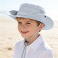 thumbnail image 2 of BOBOGOJP Kids Sun Hat UPF 50+ Sun Protective Bucket Hat for Kids Boys Girls Wide Brim Summer Beach Fishing Safari Adjustable Hat, 2 of 8