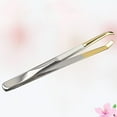 thumbnail image 4 of Eyebrow Tweezer with Eyebrow Comb 1Pcs for Eyebrows Tweezers Precision Hair Removal Portable Silver, 4 of 8