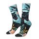 thumbnail image 1 of Fotbe Black Panther Floral Illustration Calcetas Largas con Estampado para Hombre y Mujer – Calcetas de Compresión Transpirables y Elásticas, Viajar y Uso Diario Talla 5-11, 1 of 6