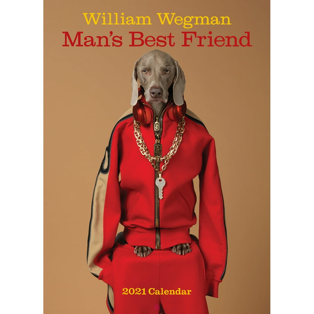 William Wegman Man's Best Friend 2021 Wall Calendar (Calendar