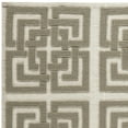 thumbnail image 5 of SAFAVIEH Martha Stewart Vermont Geometric Squares Wool Area Rug, Ivory/Brown, 4' x 6', 5 of 6