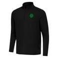 thumbnail image 2 of Men's Antigua Black Boston Celtics St. Patrick's Day Intent Quarter-Zip Jacket, 2 of 4