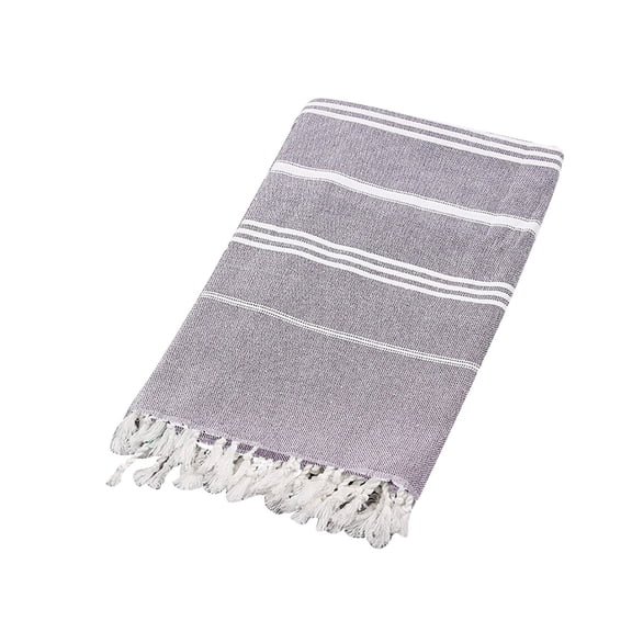 Clearance Sale! Pure Cotton Turkish Non Stick Sand Tassel Beach Towel Adult Outdoor Shawl Striped Sauna Towel Bath Towel Practical Home Decor B